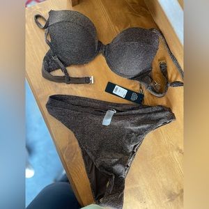 Brown L Two Piece Bikini Fashion Nova Swimsuit